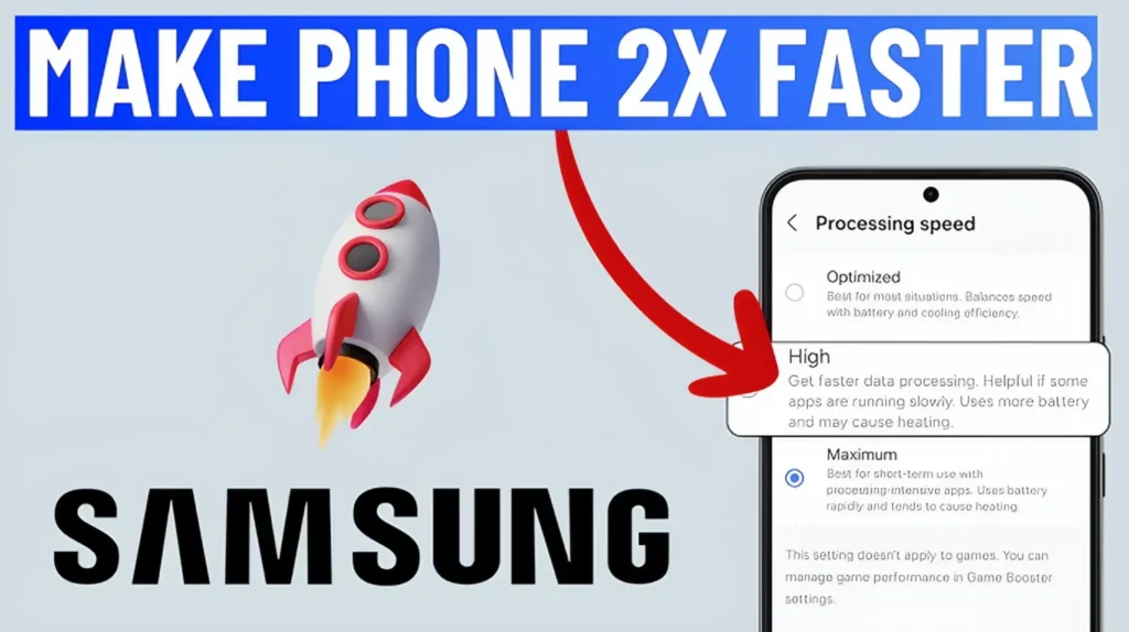 How to make your andriod samsung phone faster
