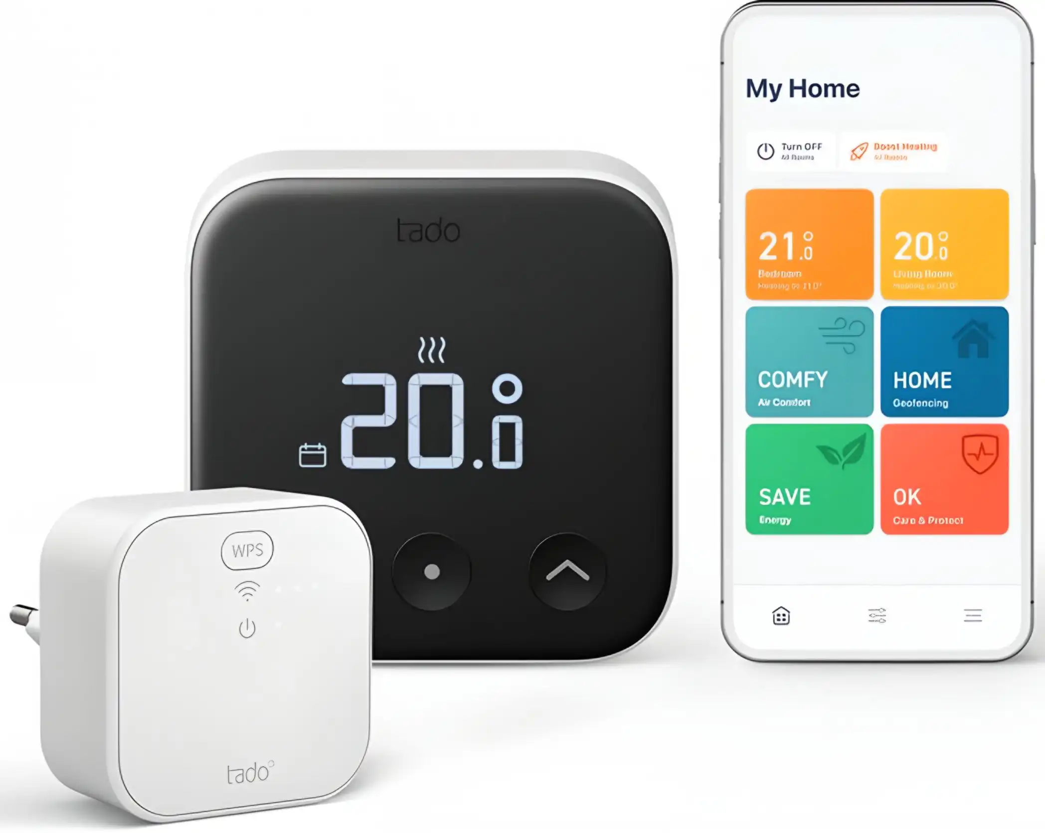 Tado home heating system showing smart controls for reducing energy bills