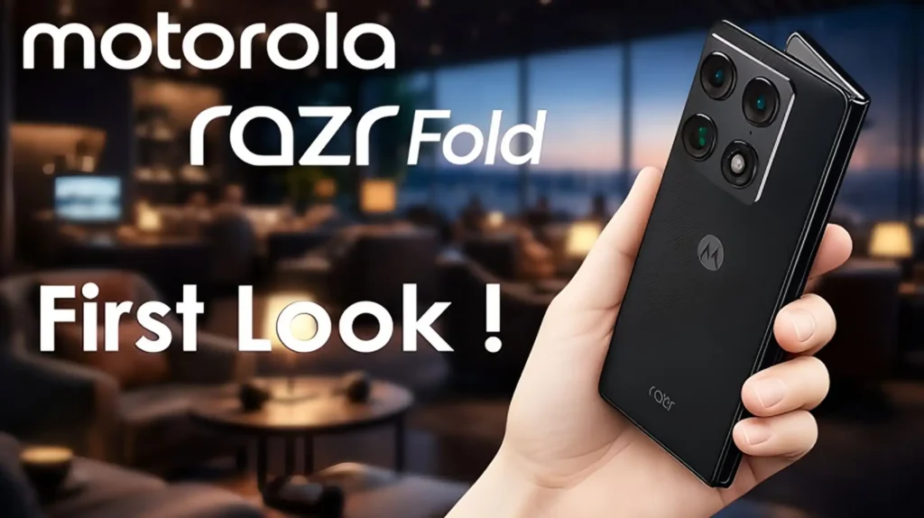 The new Motorola Razr Fold mobile phone 2026