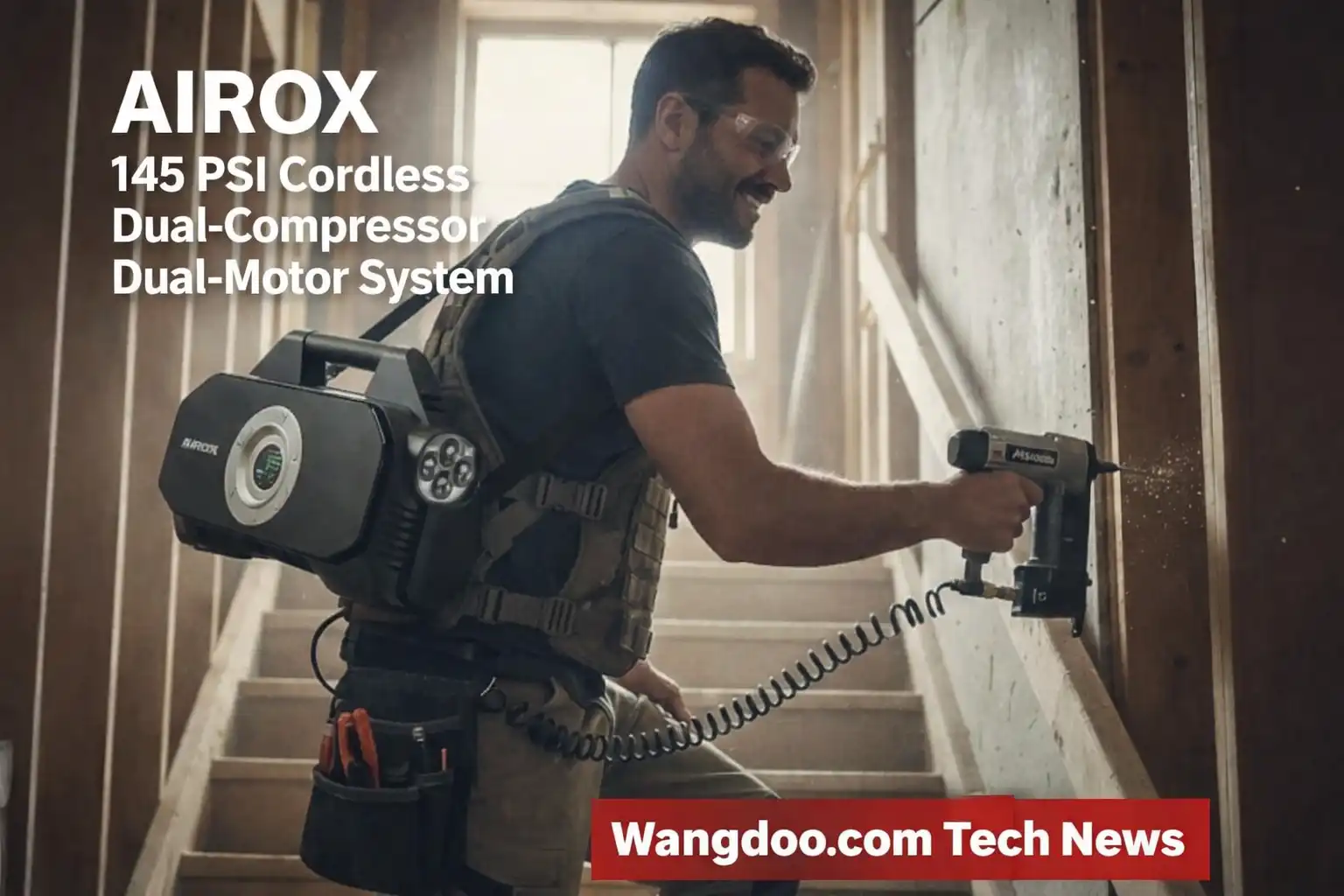 AIROX 145 PSI Cordless Dual-Compressor.