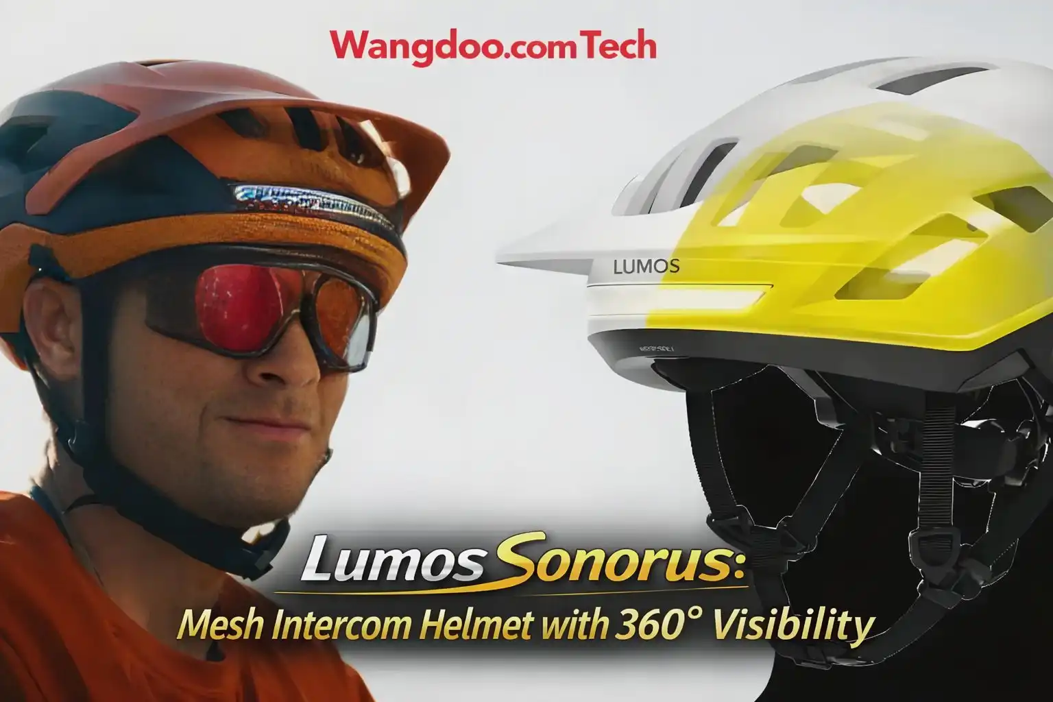 Lumos Sonorus Mesh Intercom Helmet with 360° Visibility