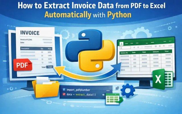 How to Extract Invoice Data from PDF to Excel Automatically with Python
