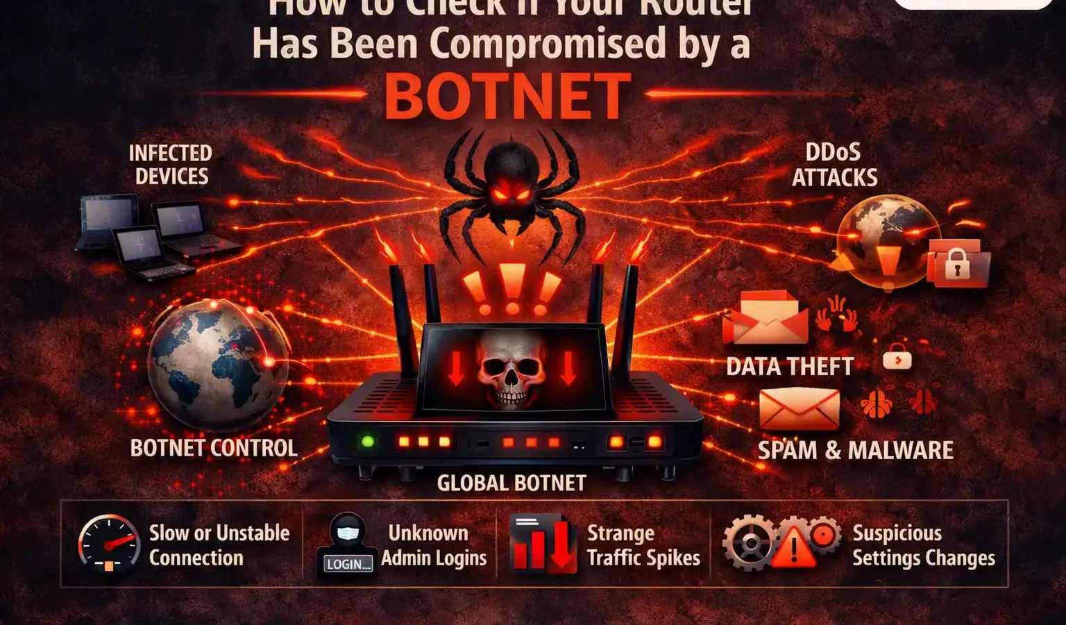 Botnet hacking routers