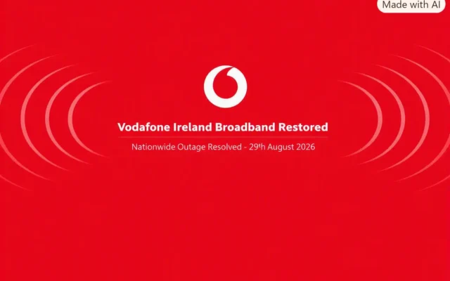 Vodafone Broadban outage 29th August